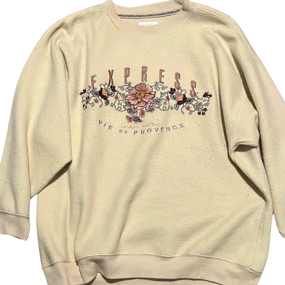 Tan express sweatshirt